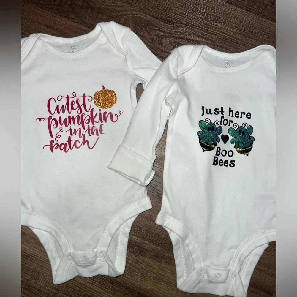 NWOT Koala Baby Essentials Halloween/Fall Theme Onesies